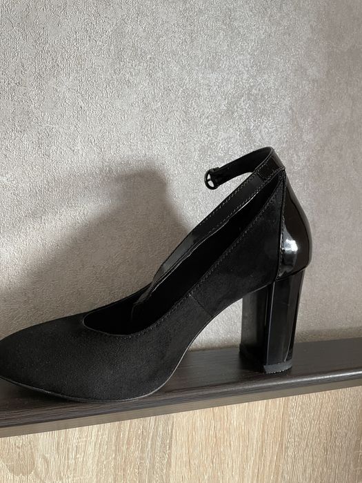 Туфли замшевые женские