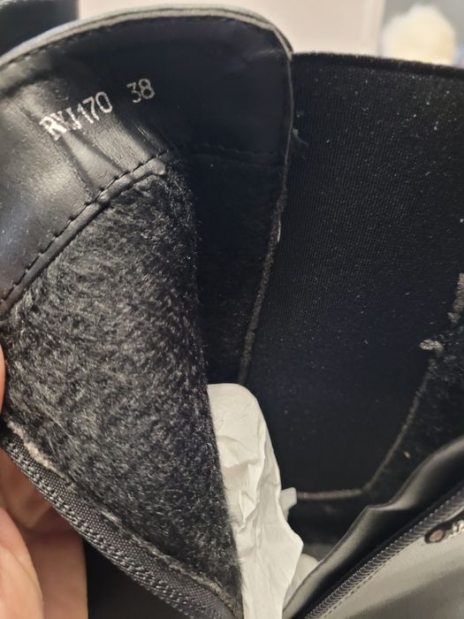 Kozaczki z cyrkoniami ocieplane botki