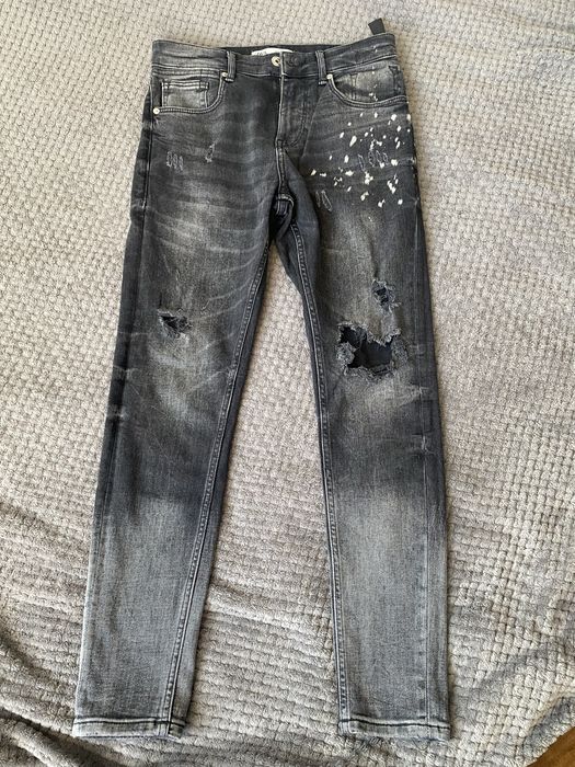 Spodnie jeans męskie Zara