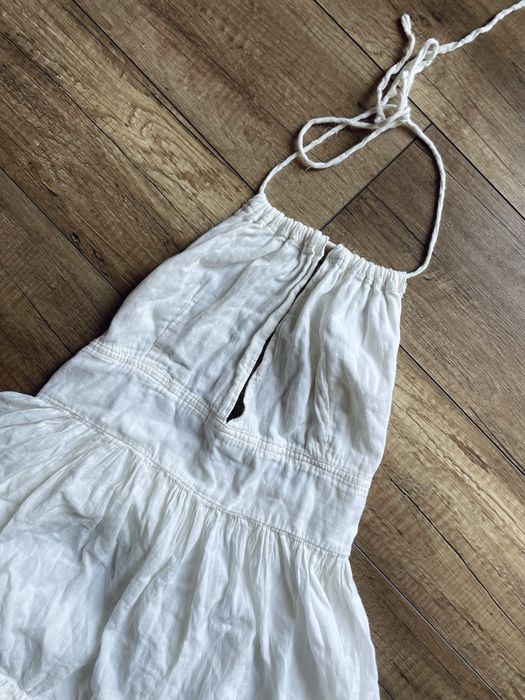 Sukienka maja bohosiewicz tulum party biala maxi boho