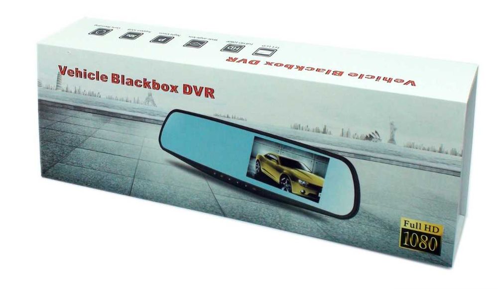 Видеорегистратор-Зеркало с камерой заднего вида Vehicle- в автомобиль