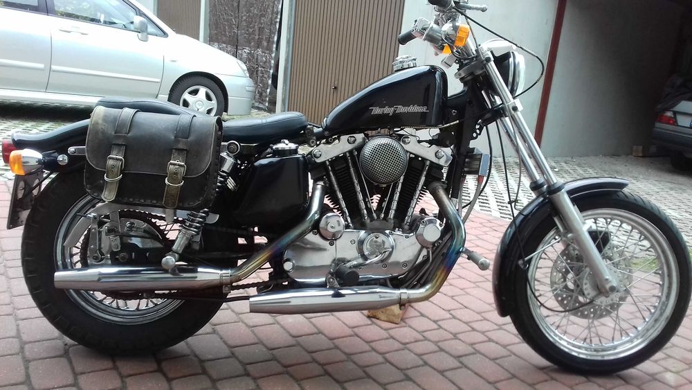 Harley Davidson Ironhead Shovelhead Sportster 1977