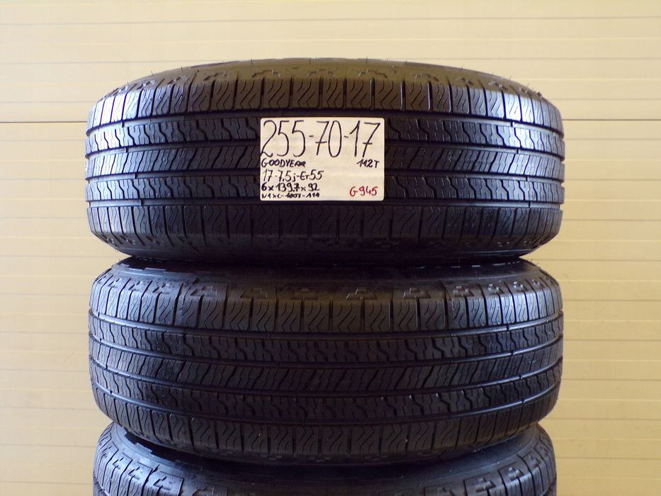 opony letnie goodyear wrangler 255 70 17 112t nowe