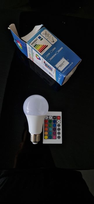 Lâmpada RGBW 15 cores