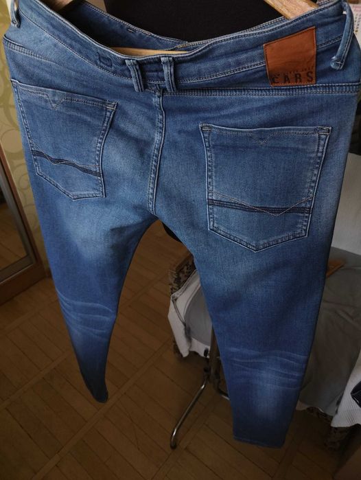 Джинсы Cars Jeans Germany w32 stretch slim mid blue.