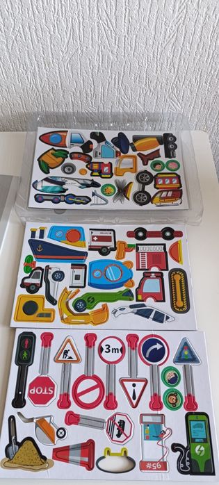 Klocki magnetyczne*58 szt.*bdb