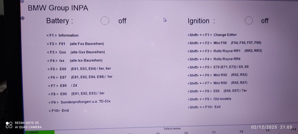 Máquina diagnóstico BMW ISTA