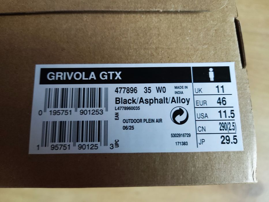 Buty górskie podejściowe Salomon Grivola GTX 46