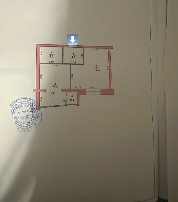 НАЙДЕШЕВША 1 кімнатна квартира на озернй в зданому будинку