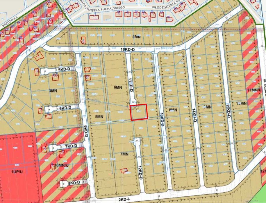 Działka budowlana - Konin Wilków - Żychlin -0,1005ha - MPZP