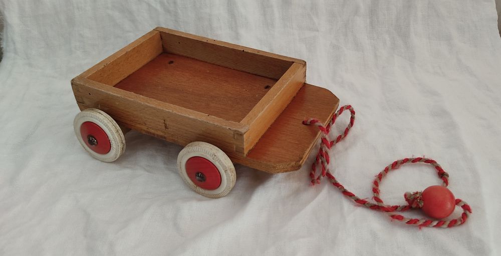 tomy/heros - Brinquedo Pull ducks 1995/Pull wood 1952 vintage