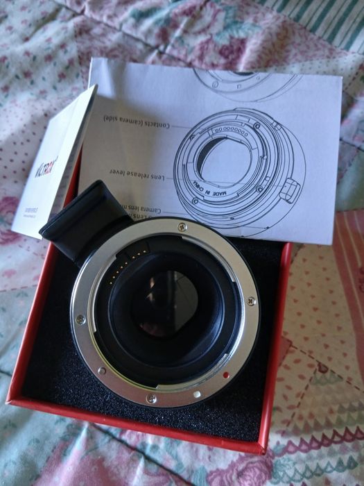Adaptação EF-EOS M, novo.