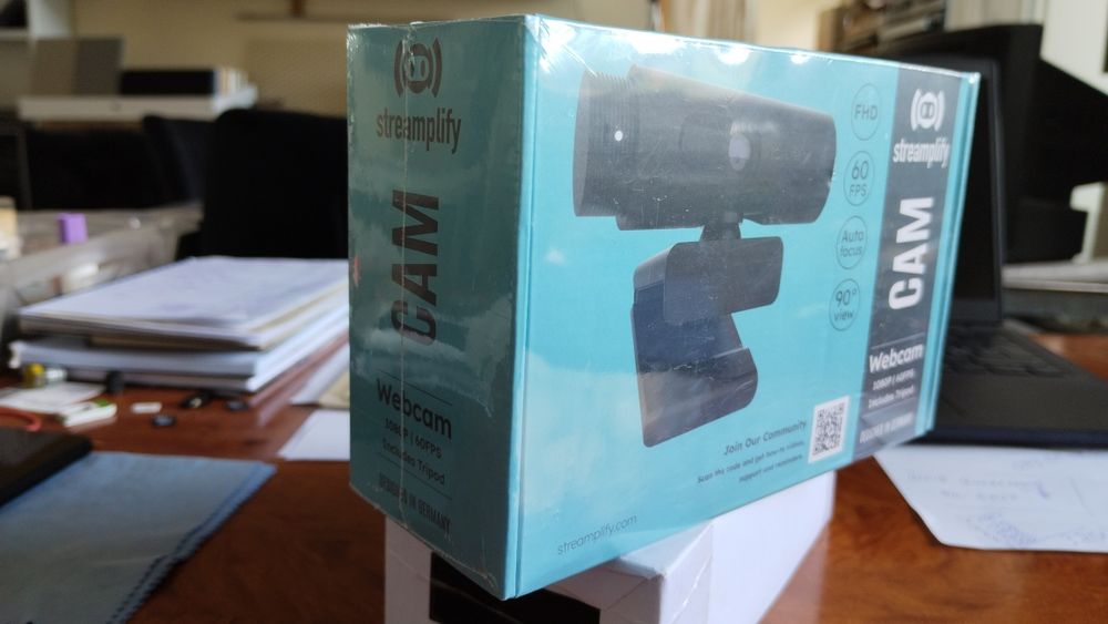 Веб-камера для компьютера Streamplify CAM-FHD-2M60-BK  Black