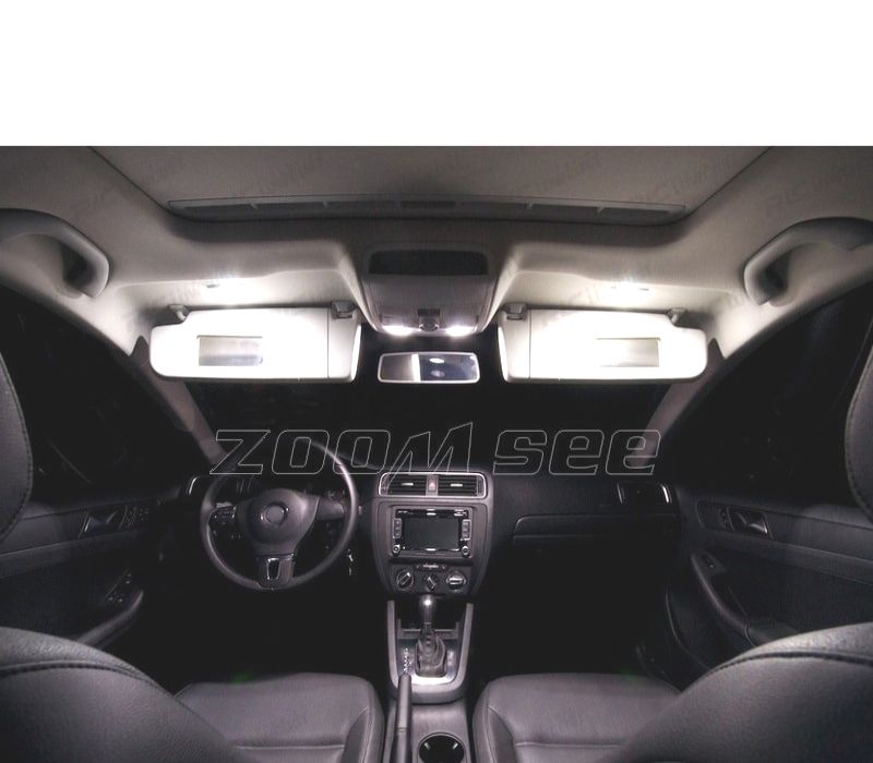 KIT COMPLETO 13 LAMPADAS LED INTERIOR PARA VOLKSWAGEN VW JETTA 6 MK6 MK VI SEDAN 11-18