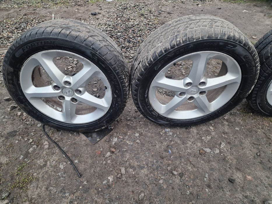 Колеса 5x114.3 225/50 r17 цо 67.1 Hyundai Sonata  NF диски титаны лить