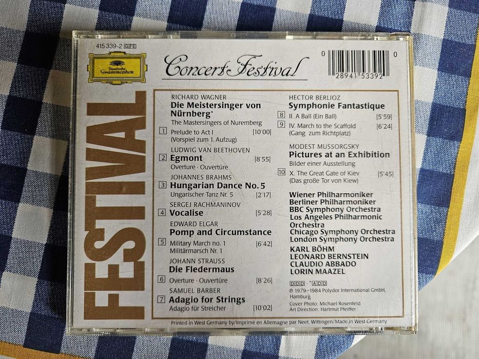 CD "Concert Festival" da Deutsche Grammophon