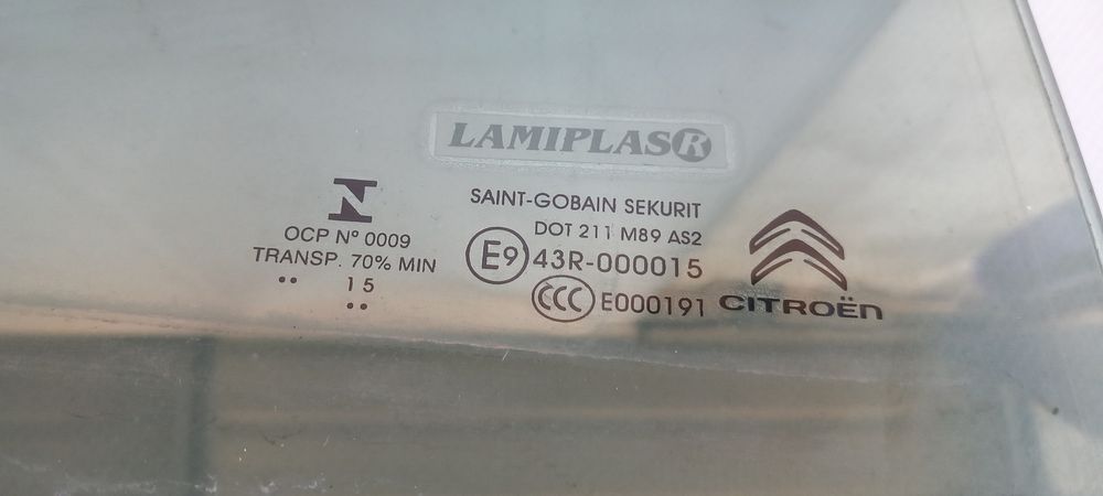 Vidro porta trás direito CITROËN C4 Picasso II