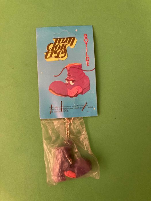 Porta-Chaves Bota Botilde Concurso 1 2 3 Plásticos Lena Anos 80