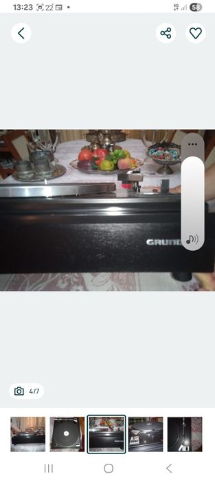Gira discos Grundig
