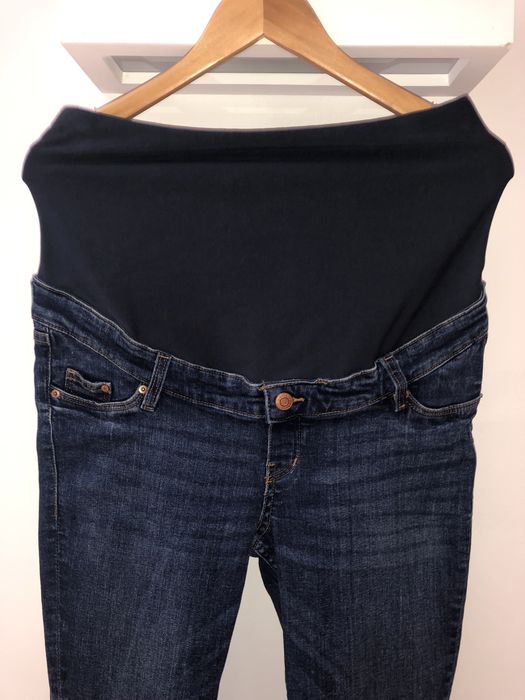H&M mam dzinsy ciążowe skinny M bdb