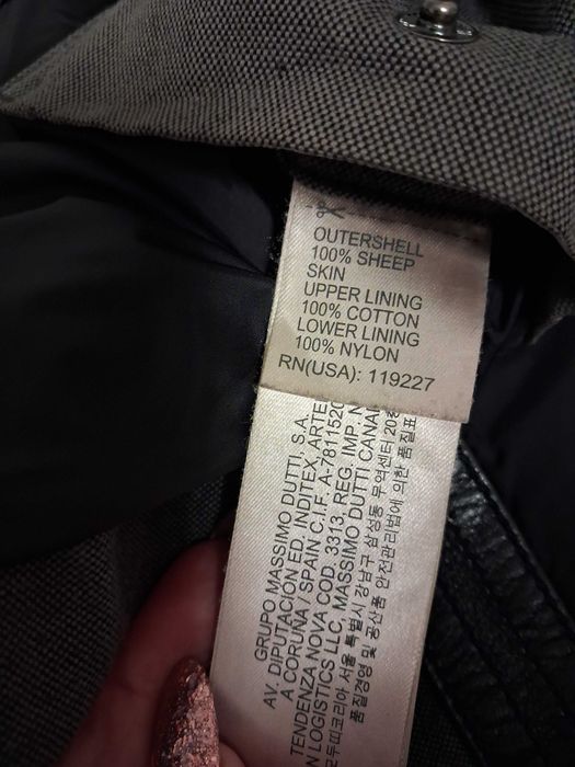 Чоловіча шкіряна куртка Massimo Dutti