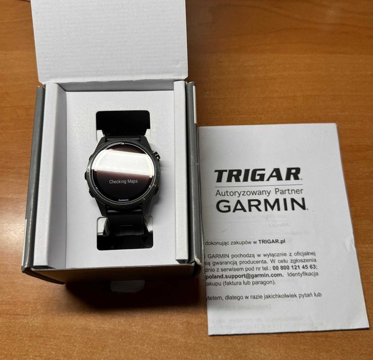 Garmin Fenix 7S Pro Sapphire Solar Tytan JAK NOWY | Gwarancja ! Trigar