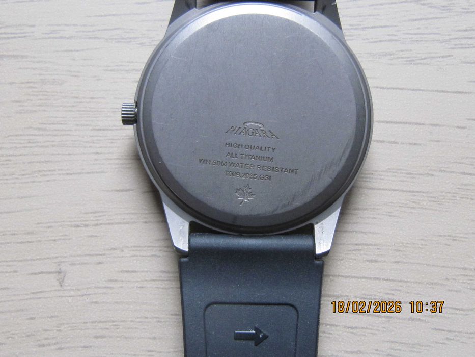 Niagara titanium zegarek męski