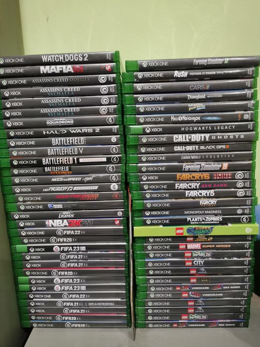Gry Xbox One Series X Wiedźmin Sonic Minecraft FIFA Gears of War