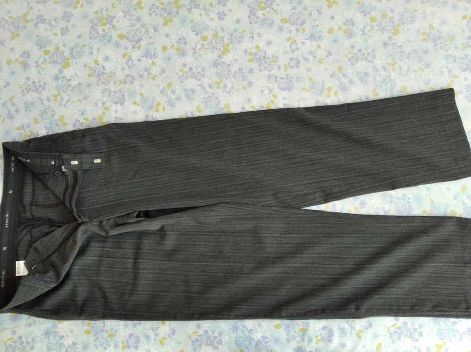 Spodnie męskie pas -88cm -ciemnoszare