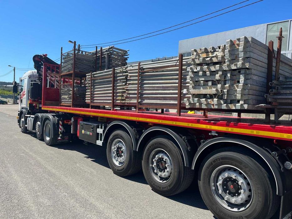 Camião grua c/semi-reboque