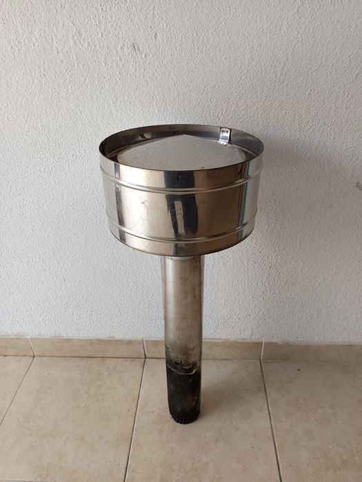 Chaminé de tambor em aço inoxidável