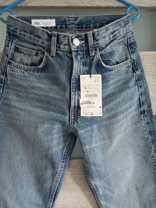 Spodnie jeansowe damskie Zara rozmiar 36 nowe