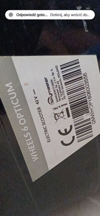 hoverboard Skymaster Wheels 6 Opticum 6,5"