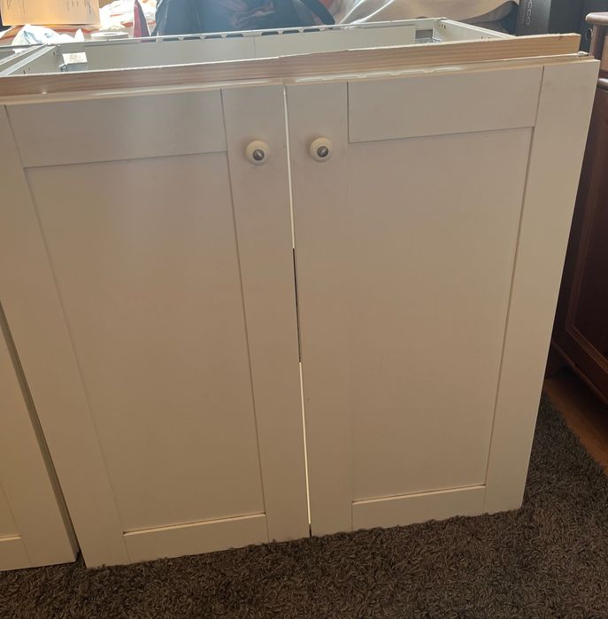 Ikea kuchnia białe szafki enhet metod