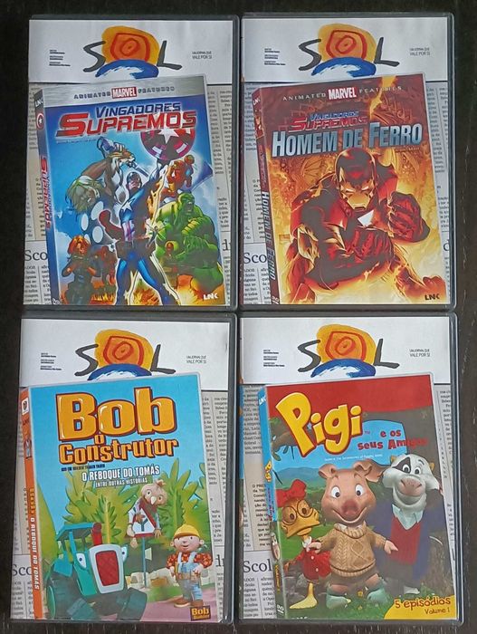 DVDs Filmes, Anime e Animação