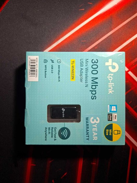 TP-Link TL-WN823N – mini adapter Wi-Fi USB 300 Mbps NOWY