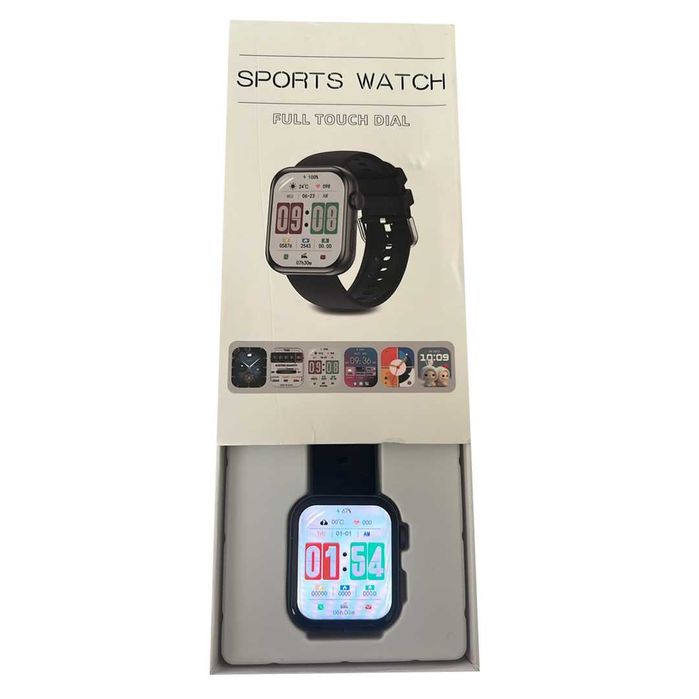 Smartwatch F3 Sports Watch – Novo, Full Touch, App RDFit – Envio Gratuito