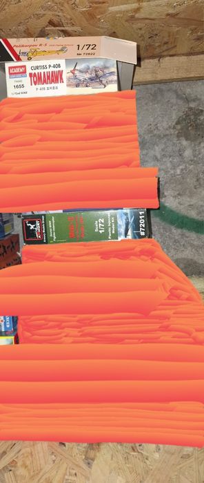 Сборные модели самолётов в масштабе 1:72