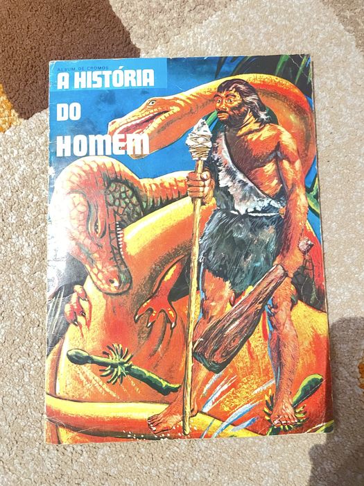 Caderneta “A Historia do Homem” - Álbum de Cromos