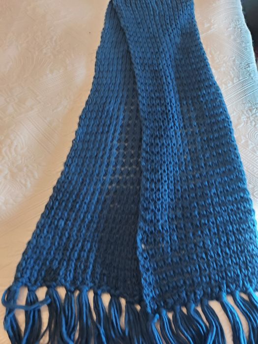 Cachecol verde quentinho