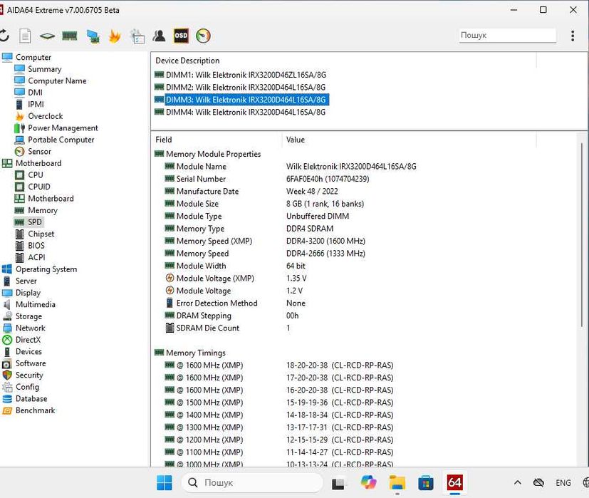пам'ять DDR4 16GB Kit 2x8GB 3200MHz CL16 Goodram IRDM-X. Trade-in