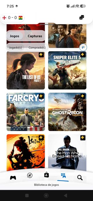 Jogos PlayStation mais 25 jogo recente última oferta