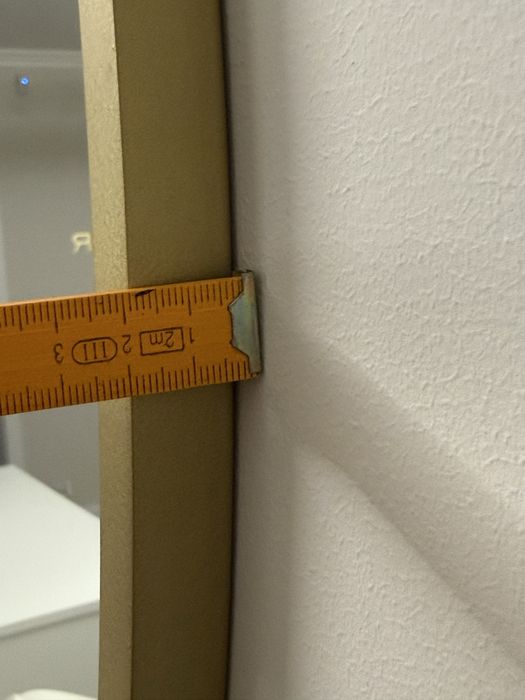 Lustro okrągłe 100cm w złotej ramie / producent : ALFARAM