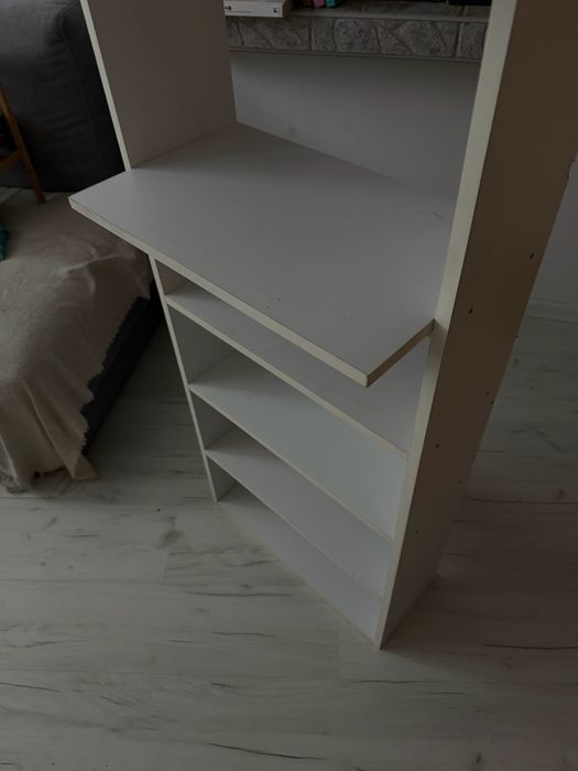 bialy regal szafka polka na ksiazki