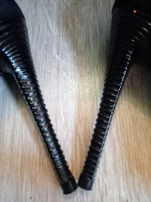 Czarne, zamszowe szpilki Pima Moda 37/24cm.