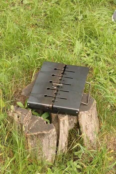 ‼️ Мангал розбірний валіза 3️⃣мм на 6-8-10-12 шампурів. Аксессуари‼️