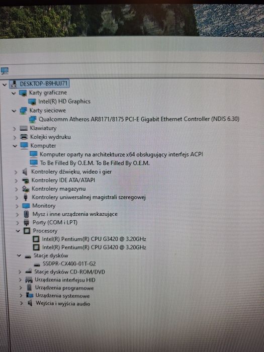 Komputer stacjonarny PC Windows 11 SSD
