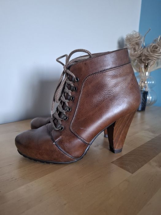 Skórzane buty Ryłko roz 37.