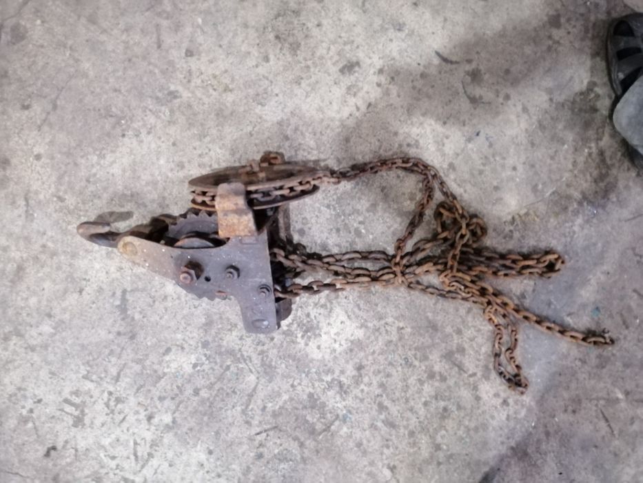 Лебёдка цепная ссср