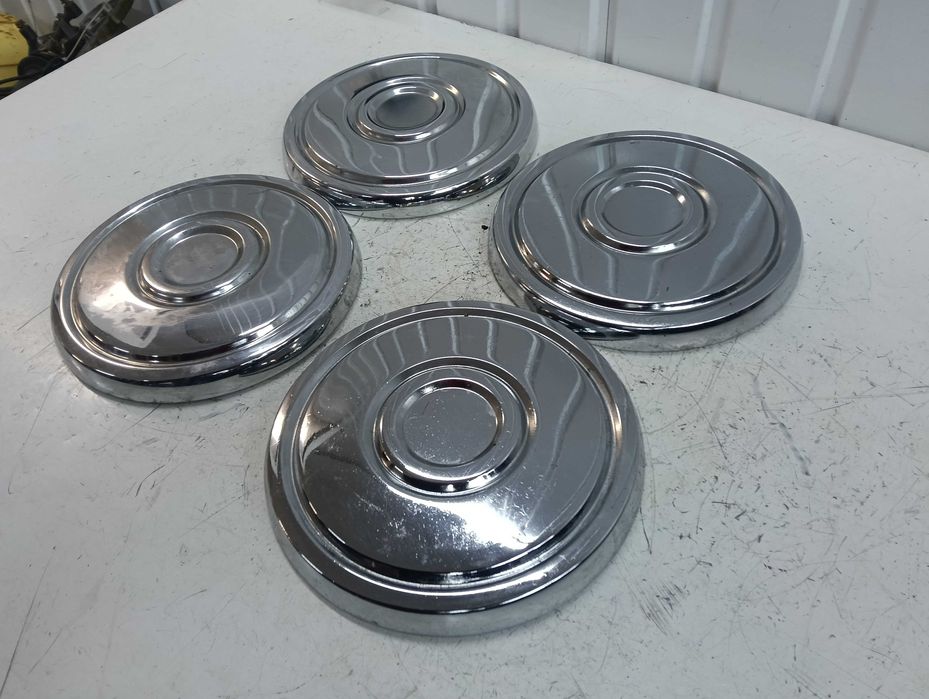 Kołpaki Chrom Fiat 125P Polonez NOWE z PRL Oryginał Komplet WYSYŁKA